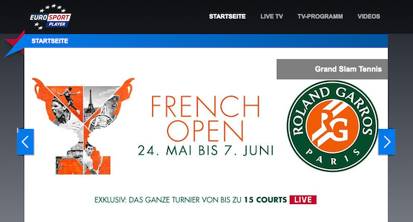 Live-Streaming der French Open 2015