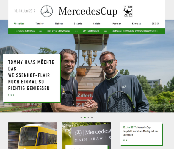MercedesCup (Stuttgart) 2017 im Live-Streaming, TV mit Spielplan