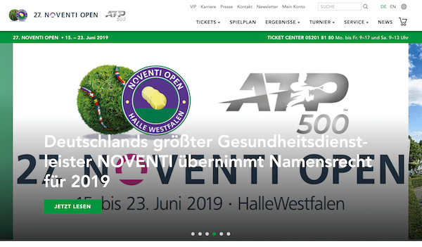 Noventi Open (Halle) 2019 Tennis im Livestream & TV
