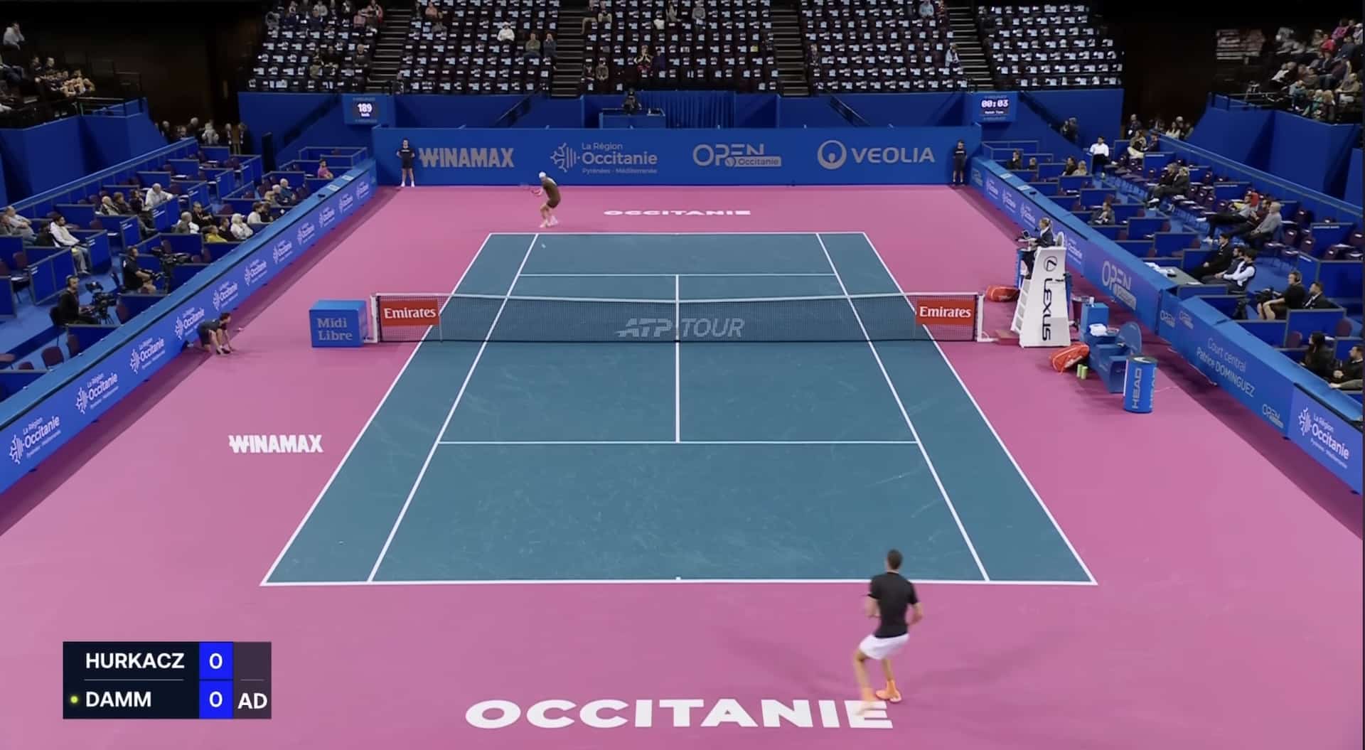 Tennis Turnier in Montpellier
